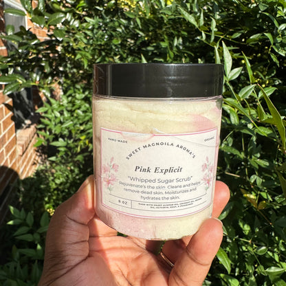 Exfoliating Whipped Sugar Scrub for Radiant Skin.