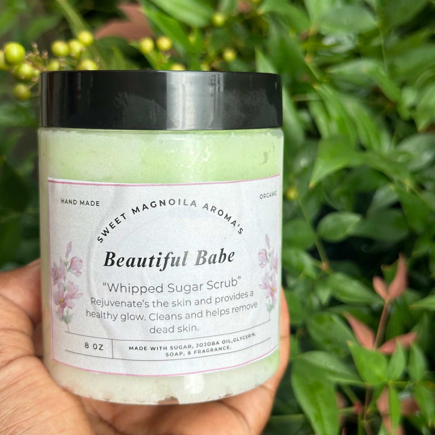 Exfoliating Whipped Sugar Scrub for Radiant Skin.