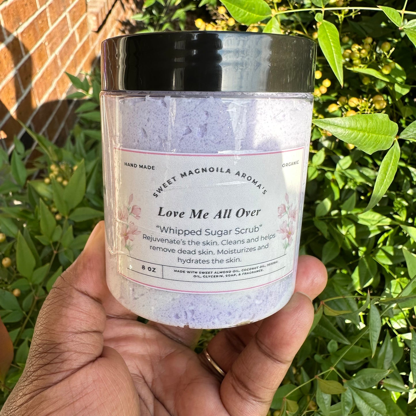 Exfoliating Whipped Sugar Scrub for Radiant Skin.