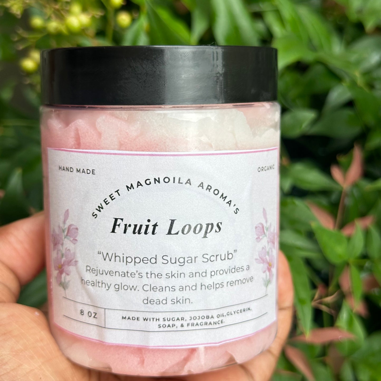 Exfoliating Whipped Sugar Scrub for Radiant Skin.