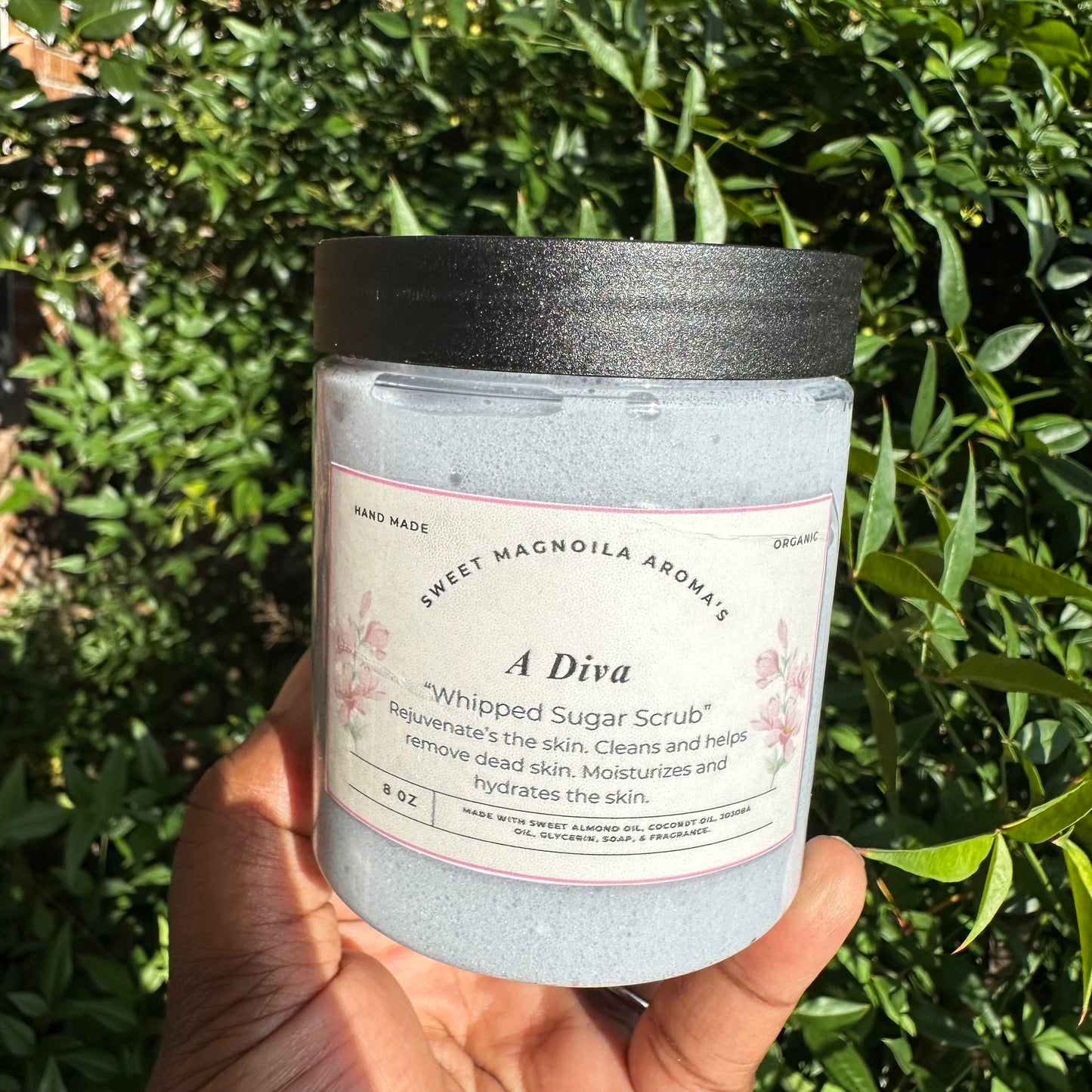 Exfoliating Whipped Sugar Scrub for Radiant Skin.