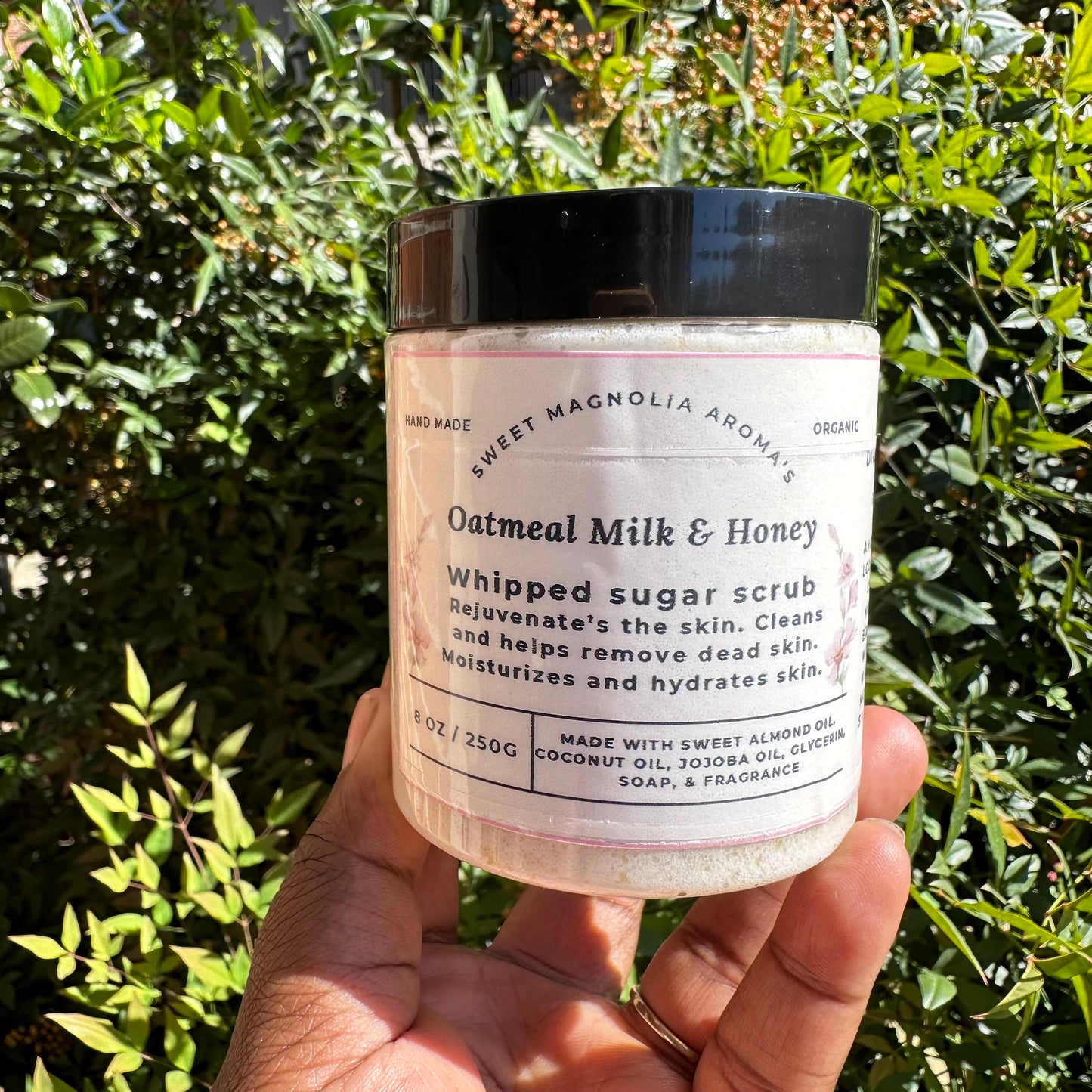 Exfoliating Whipped Sugar Scrub for Radiant Skin.