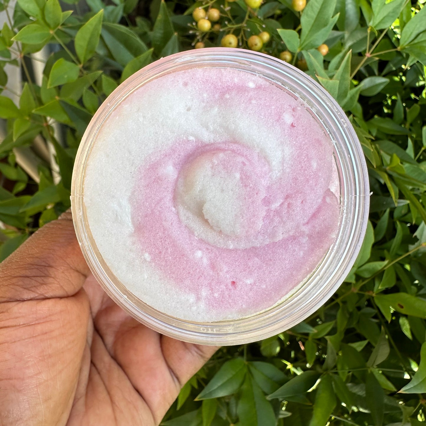 Exfoliating Whipped Sugar Scrub for Radiant Skin.