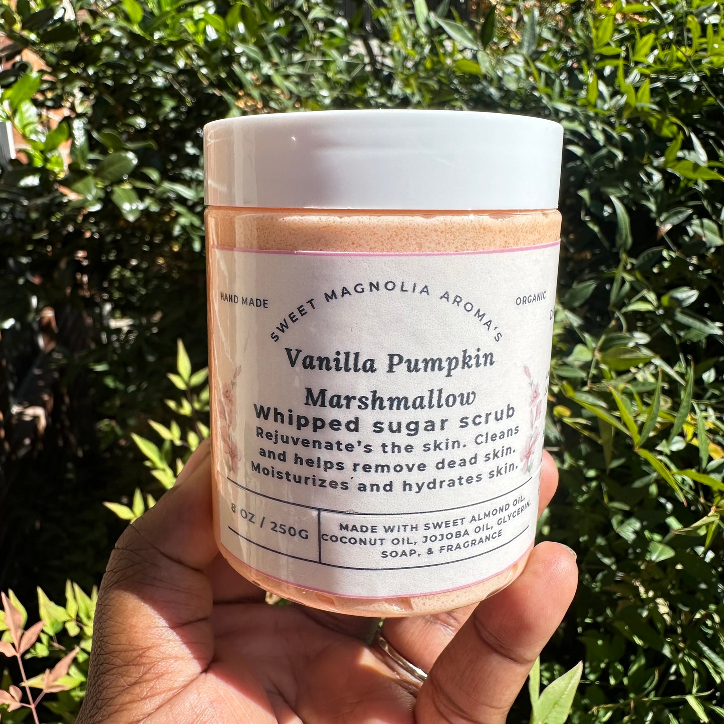 Exfoliating Whipped Sugar Scrub for Radiant Skin.