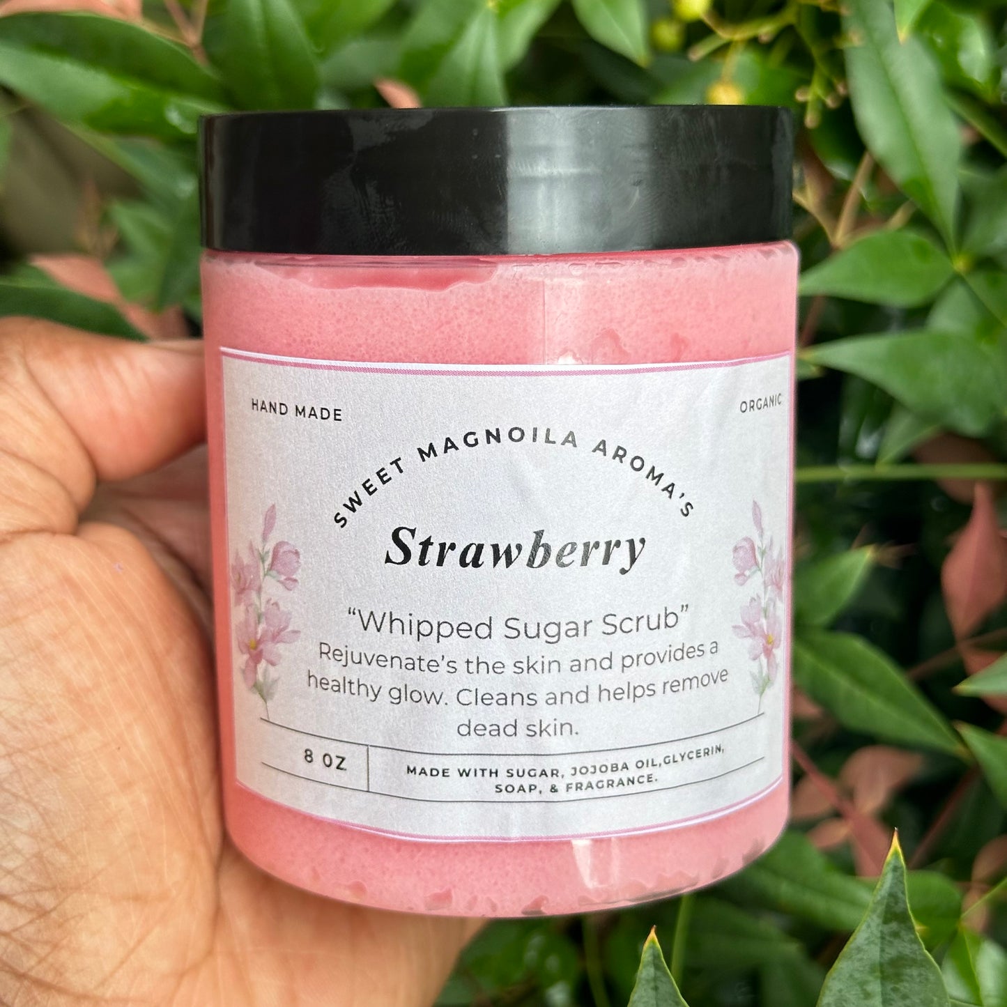 Exfoliating Whipped Sugar Scrub for Radiant Skin.
