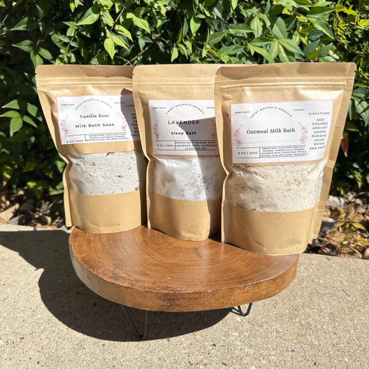 Milk Bath Salt Soaks